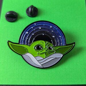 Star Wars "Grogu" Space Enamel Pin - Foolish Mortal Supply Co
